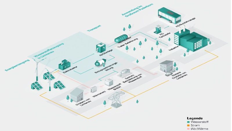 Prozessbild des Wasserstoffprojektes