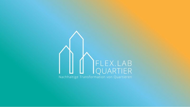 Das Bild zeigt das Logo von FlexLabQuartier