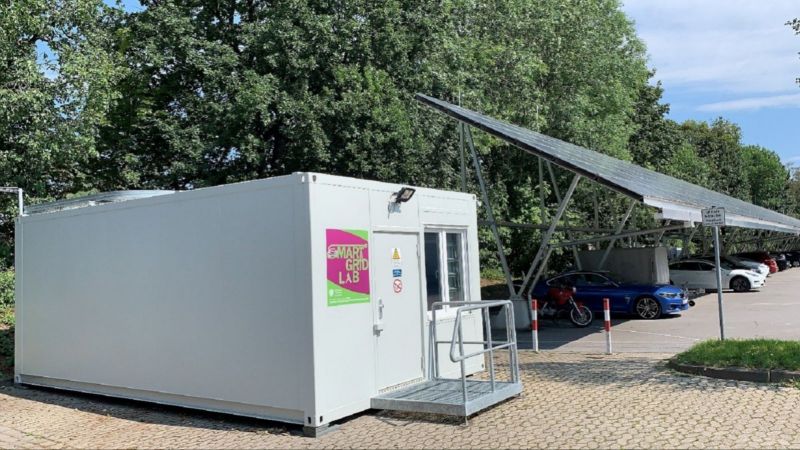 Messcontainer des Smart Grid Labs