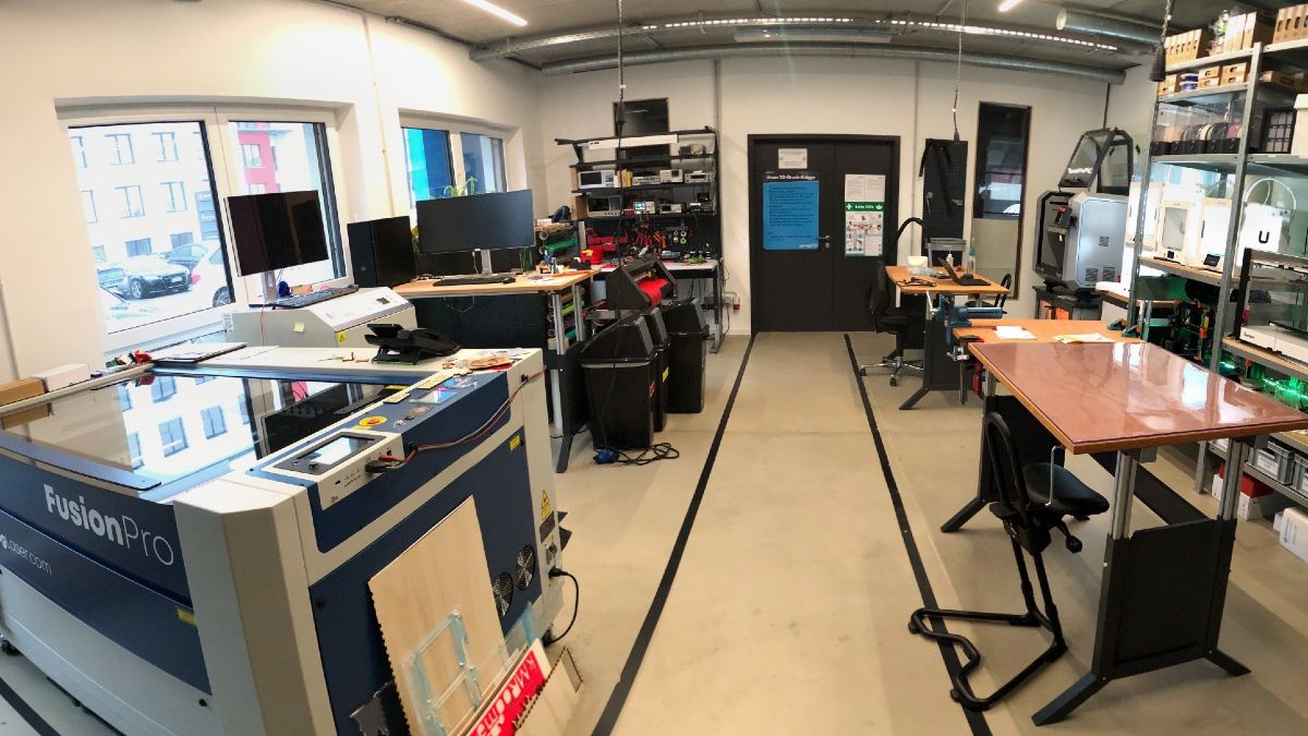 Maker Space der garage 33 im Start-up Campus OWL