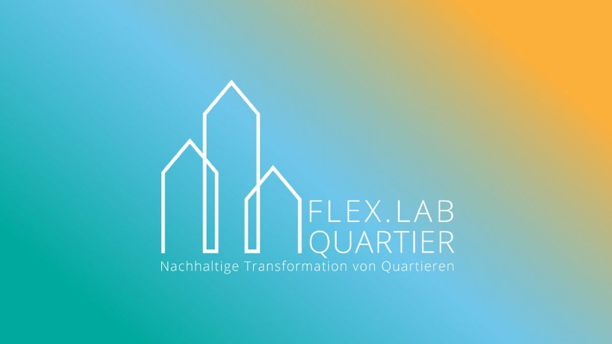 Das Bild zeigt das Logo von FlexLabQuartier