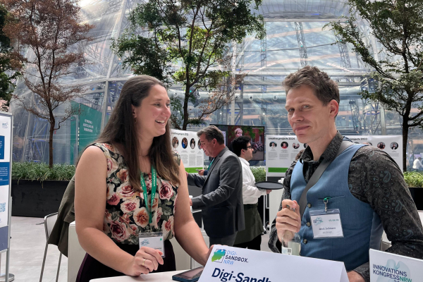 Im Gespräch auf dem Innovationskongress