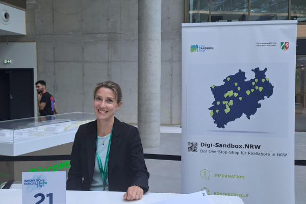 Stand der Digi-Sandbox.NRW auf dem Innovationskongress